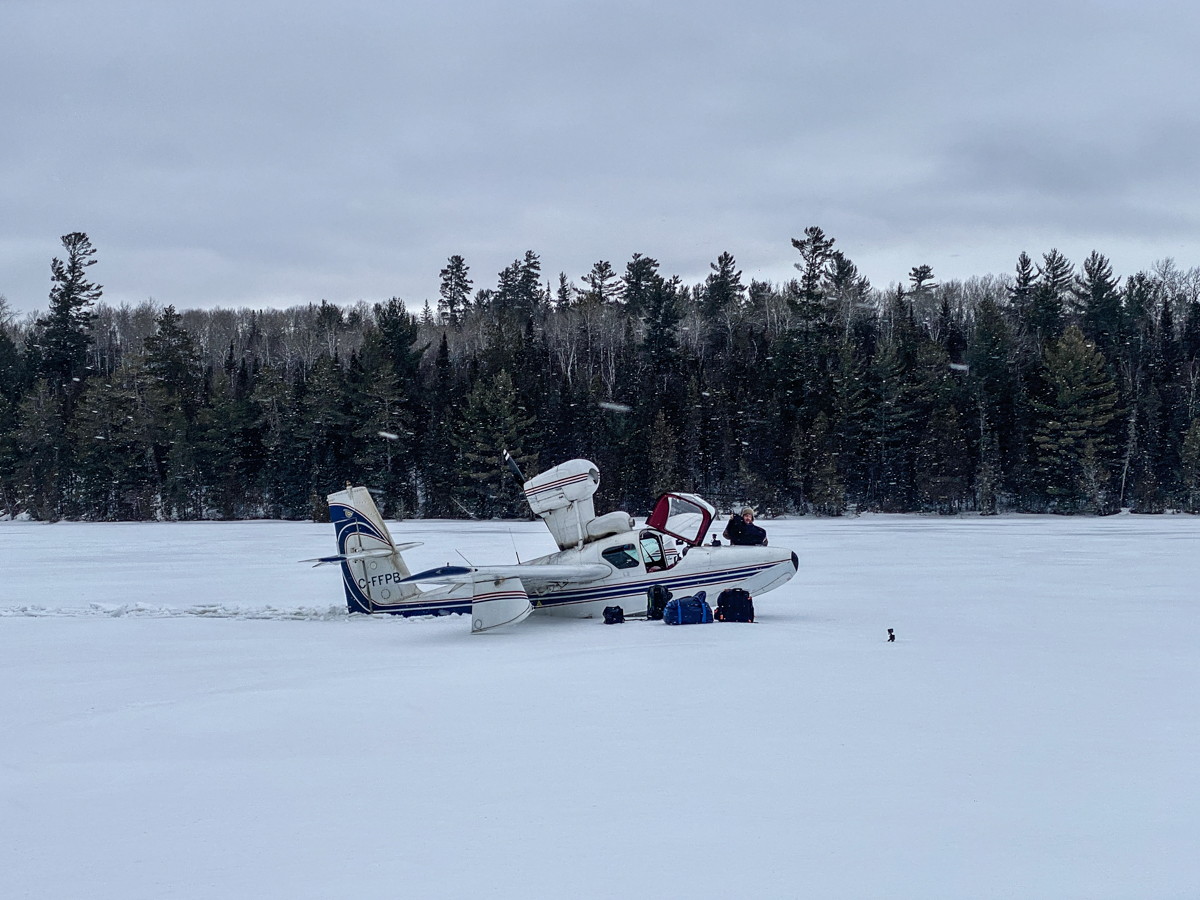 Lake Buccaneer crash on icy lake