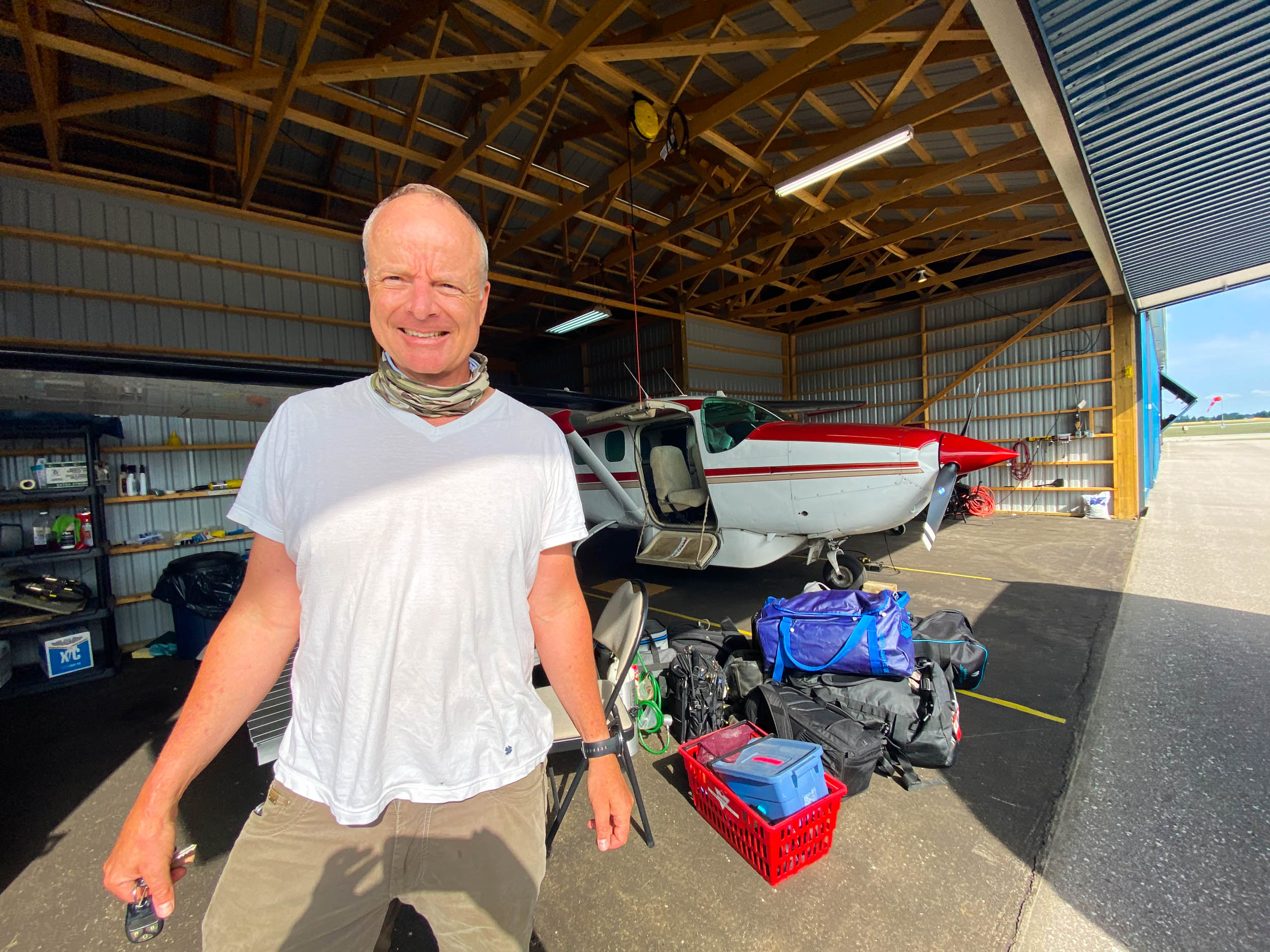 Tom Comet ready to depart in C-GRBR